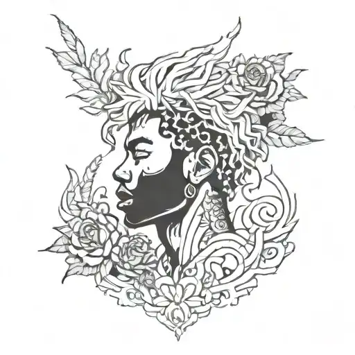 inspired by XXXTentacion, use his lyrics too tattoo design idea