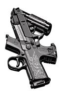 uzi extended mag tattoo design idea