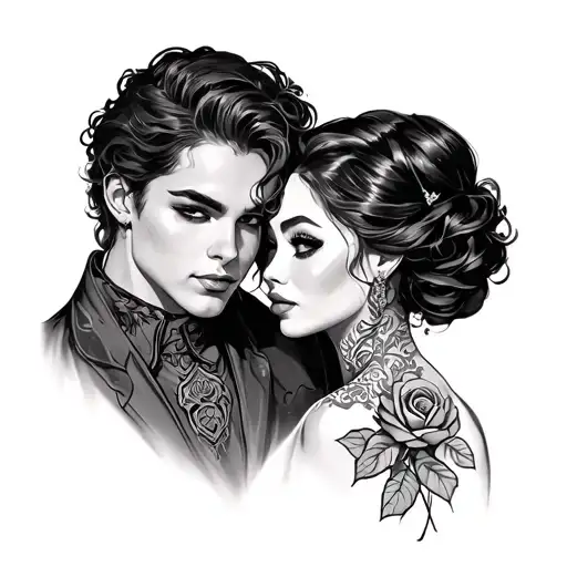 Marcus & Sabrina tattoo design idea