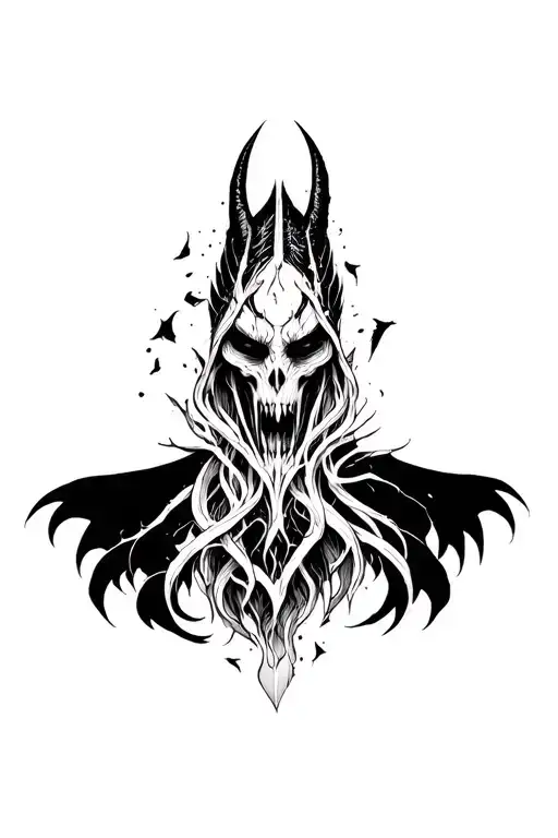 belial tattoo design idea