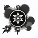 Peter Pan Compass tattoo design idea