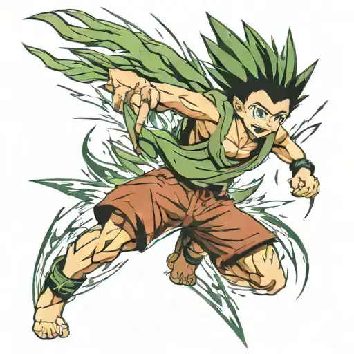 Gon Freecss tattoo design idea