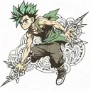 Gon Freecss tattoo design idea