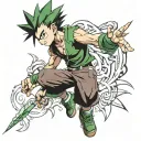 Gon Freecss tattoo design idea