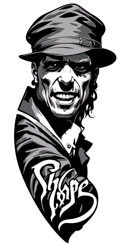 gangster tattoo with name tattoo tattoo design idea