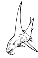 hammer head shark tattoo design idea
