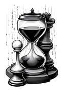 sith, chess, hour glass, computer networking, binary code tattoo design idea