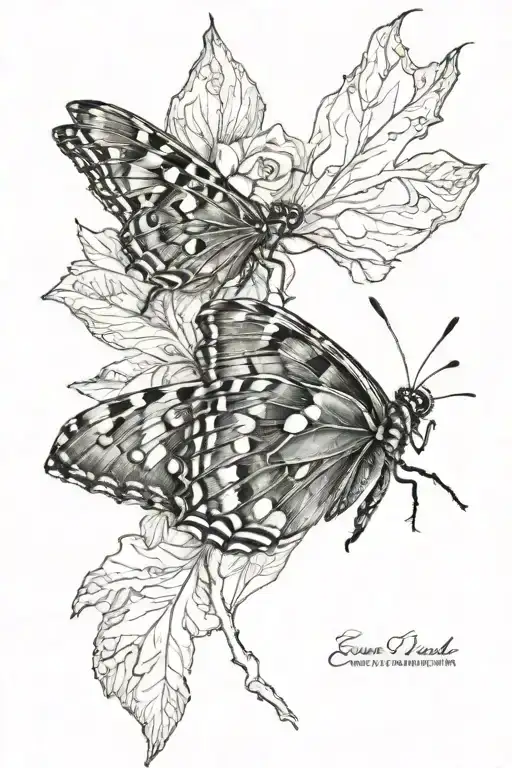 Emma Noah tattoo design idea