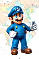 Mario map tattoo design idea