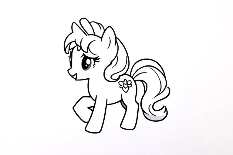 My little pony tattoo design idea