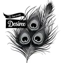 "Desiree" peacock feather tattoo design idea