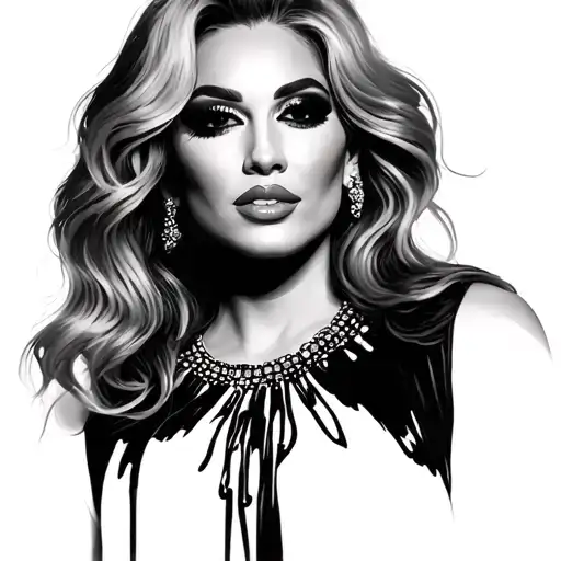 Lady Gaga tattoo design idea