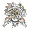 watts and Compton tattoo design idea