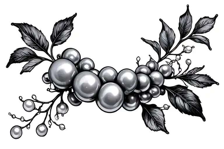 string-of-pearls tattoo