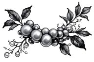 String Of Pearls tattoo design idea