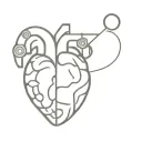 half brain half heart lifting weights tattoo design idea