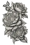 June March birth flower tattoo design idea
