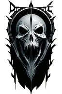 destiny 2 ghost with vessel logo on it tattoo design idea