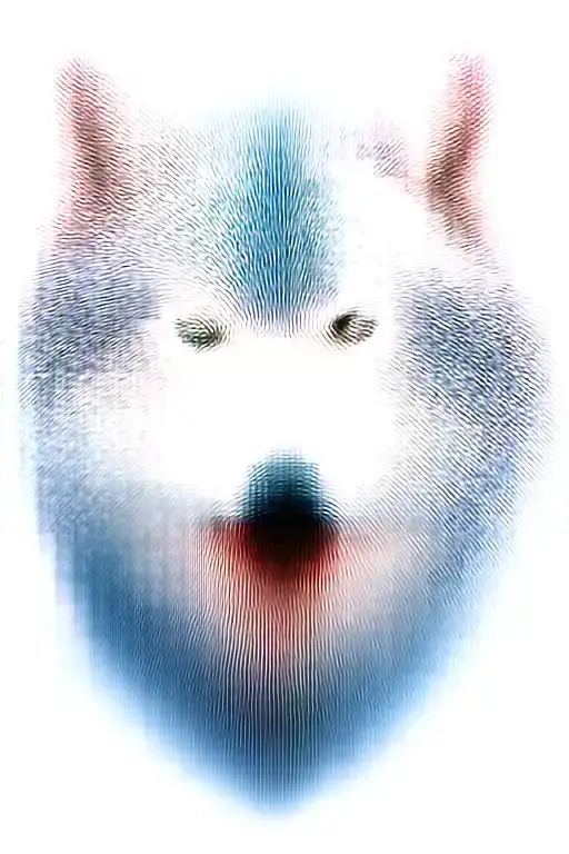 growling wolf face and realistic rocky mountains inside tattoo design idea