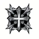 jerusalem cross tattoo tattoo design idea