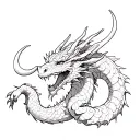 Dragon and Taurus tattoo design idea