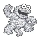 Cookie Monster tattoo design idea