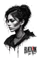 BlackInk AI (web + app) tattoo design idea