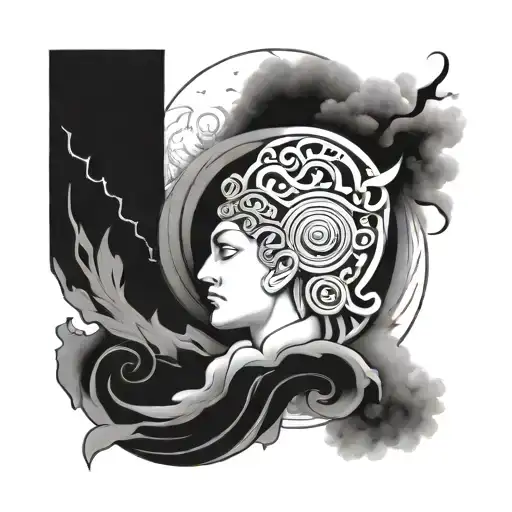 stoic Symbols bliss tattoo design idea