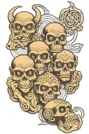 hear see speak no evil tattoo design idea