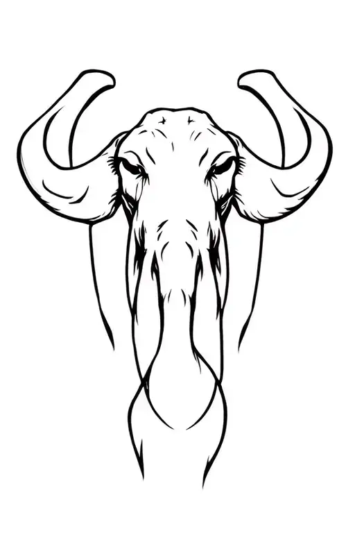 mammoth head tattoo tattoo design idea