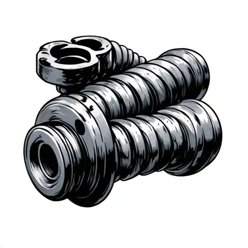 Camshaft tattoo design idea
