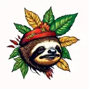 sin of sloth preist tattoo design idea