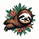 sin of sloth preist tattoo design idea