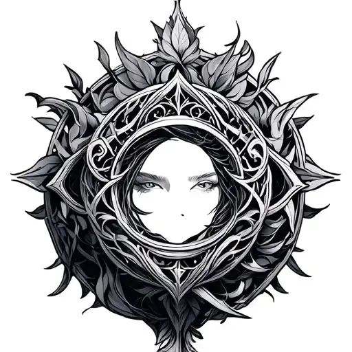 Malenia elden ring tattoo design idea