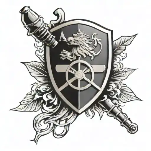 Arsenal tattoo design idea