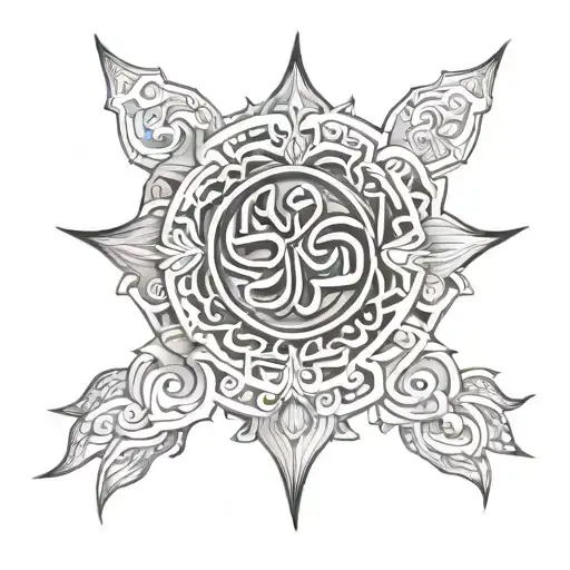 Sanskrit tattoo design idea