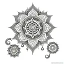 Sanskrit tattoo design idea