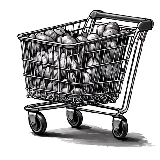 Shopping Cart tattoo design idea