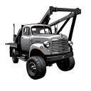 Tow Truck tattoo design idea