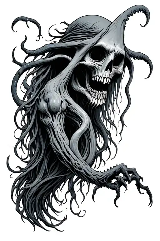 eldritch horror tattoo design idea