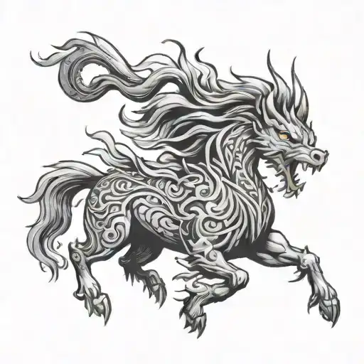 Kirin tattoo design idea