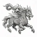Kirin tattoo design idea