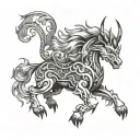 Kirin tattoo design idea