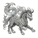 Kirin tattoo design idea