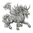 Kirin tattoo design idea