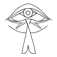 Eye of Ra Ankh Symbol with eye tattoo design idea