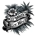 Key West tattoo design idea