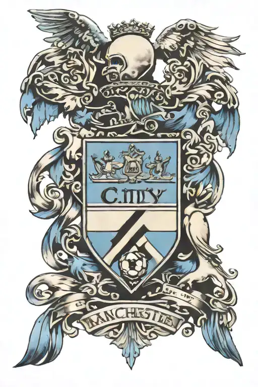 Manchester City Football Club tattoo design idea