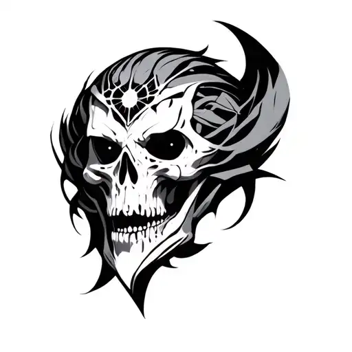 Cyber Sigilism tattoo design idea