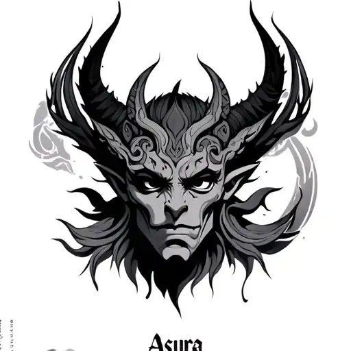 Asura tattoo design idea